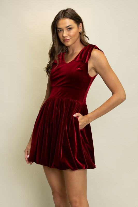 Velvet Mini Dress MEDIUM Velvet Mini Dress MEDIUM